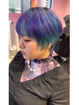 レガーレ(Legare)&nbsp;Wカラー/2色ハイライト/マッシュウルフ