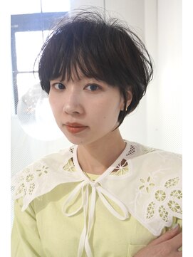 ロンド パルティール 大宮(Lond partir) 丸型ピンクブラウン美髪エアリーロングベリーショート［大宮］