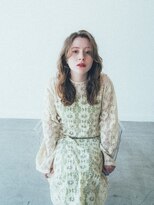 ニュイ 高槻 阪急茨木店(nui)&nbsp;イメチェンアンブレラカラー前髪ウェーブパーマこなれミディ