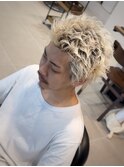 【GROOMER/S 稲田】 スパイキーショートスタイル スペインカール