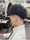 【町田/Luxo by Afinar】メンズフェード×ツイストパーマ
