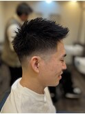 【遊び心と締まりを】ローフェードとスパイキーの合わせ技