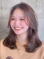 ハーフアンドハーフ(HALF and HALF)&nbsp;レイヤーカット/ローレイヤー/ラテカラー