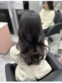 韓国風パーマ 韓国式無重力パーマコテ巻き風パーマ
