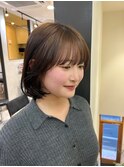 【天神今泉】韓国風丸みボブ