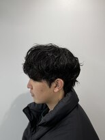 リバティシェアバーバー 銀座(LIBERTY SHARE BARBER) 韓国風ダウンパーマ×シャドウパーマ
