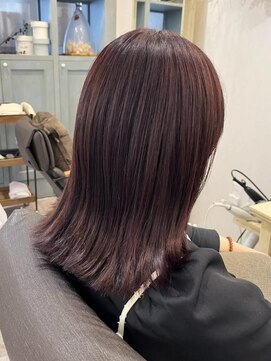 ヘア ジュレ ドゥ(hair jurer deux) 【ヘアジュレドゥ 川松】ピンクバイオレット!