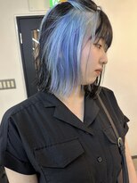 ヴェルデ(Verde)&nbsp;インナーカラーMIX 水色 パープル デザインカラー