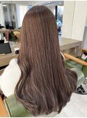 初カラーでできる、オリーブベージュ☆