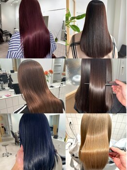ヴァーグバイトリ(vague by tori)の写真/【艶髪を叶えるこだわりの髪質改善トリートメントが自慢のサロン】厳選した効果実感と持続力が両立したTR◎
