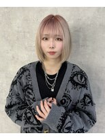 アクタノイドエット(acta noid etto)&nbsp;ピンクベージュ × ホワイトブロンド