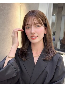 ロンドアヴァントゥス 池袋(Lond aventus) 韓国レイヤー/韓国風/ボブ/髪質改善/黒髪/ブリーチなし〔池袋〕