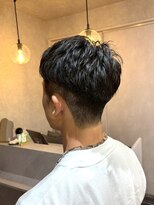 メンズ/ブリーチ　ar clip 表参道&nbsp;ナチュラルショートパーマ