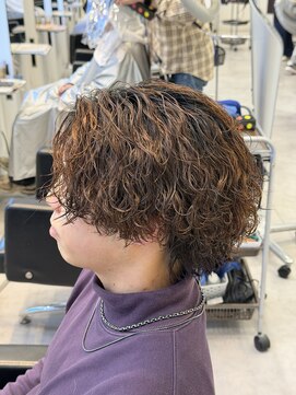 オーシャントーキョー 仙台(OCEAN TOKYO) 波巻きツイストスパイラルツーブロック刈り上げメンズパーマ