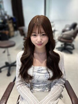 ザシェノンウメダ(THA CHAINON UMEDA) イメチェン/ピンクベージュ/アンブレラカラー/前髪/心斎橋