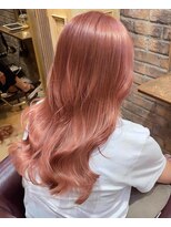 クラルス バイ アルティナ 溝の口店(Clarus by artina)&nbsp;ピンクミルクティーベージュ/セミロングレイヤー/A6