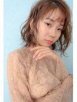 テューアヘアガーデン 豊川店(tua hair garden) うぶバングで個性がチラリのこなれヘアースタイル