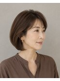 【満足度No.1*感動イノアカラー】白髪ぼかし×大人ショートボブ