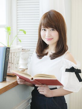 オーブ ヘアー シュマン 川口店(AUBE HAIR chemin by EEM) 清楚系☆愛されストレートロングスタイル♪