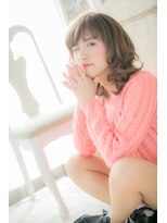 美容室 ファクト(fact)&nbsp;リッチウェーブの”くびれミディ”c