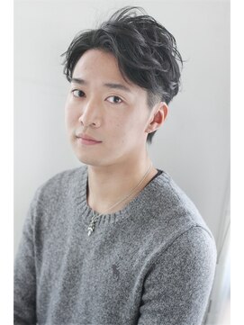 モッズ ヘア 富山店 メンズ　ショート　6　パーマ　サイド刈り込み