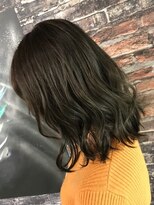 ワントーンヘアー(one tone hair)&nbsp;ゆるふわ波ウェーブ