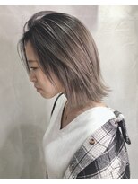 メリー(merry craftsman's factory) バレイヤージュ、ハイライトアッシュグレーグレージュ