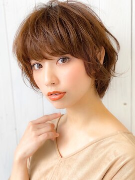 アグ ヘアー ノーティー 春日部2号店(Agu hair naughty) 《Agu hair》大人かわいい無造作マニッシュショート