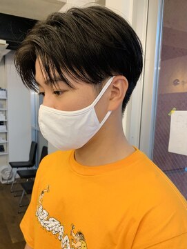 バイフィフス 原宿/表参道(by fifth) ◇センターパート ニュアンスパーマ 韓国ヘア ツーブロック