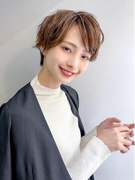 オーブ ヘアー リラ 九大学研都市店(AUBE HAIR rela) 20代・30代_垢抜けマッシュショート