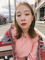 タス(TAS)&nbsp;タイトボブ　透け感ベージュ