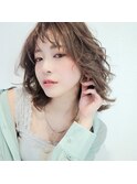 大人女子春パーマ