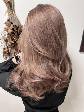 ヘアーデザインサロン スワッグ(Hair design salon SWAG) pink beige