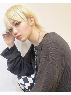 シンク オモテサンドウ(sync omotesando) ケアブリーチ/ハイトーン/ウルフカット