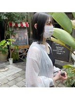 ミント(mint) 切りっぱなしボブ/外ハネボブ/ボブ/ショート/オリーブ