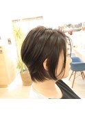 ☆大人女性美髪ショートグラデーションボブ＆インナーカラー☆