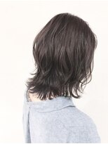 シアー(sheer) 《sheer/氏家》＃ミディアムウルフ＃パープルベージュ