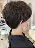 レディースショート×ゆるふわパーマ