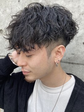 フィフス 栄(fifth) ツイストスパイラルパーマメンズパーママッシュウルフフェード