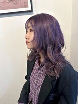 マリン(Marine)&nbsp;20代30代ウルフレイヤーカットハイライトパープル