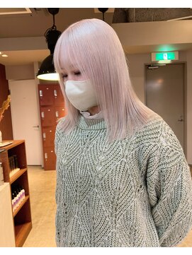 クペウ(cope'u) ホワイトピンクベージュ