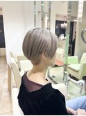 ハンサムショートハイトーンカラー