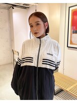 ルーム(Loom.)&nbsp;ハイトーンボブミニボブ切りっぱなしボブぱっつん前髪