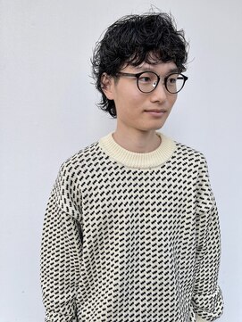 ヘアー アイス カンナ(HAIR ICI Canna) マッシュウルフ無造作パーマ メンズパーマ 金山 / 井上