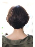 【NISURU】カジュアルショートボブ 似合わせカット/髪質改善