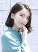 美髪切りっぱなしボブパーマ/エアリーロング