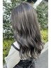 【ハイライト/ケアブリーチ】カット＋ハイライトカラー保護TR ￥14500