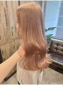 ベージュ♪福岡天神ブリーチ♪ピンクベージュ♪学割U24