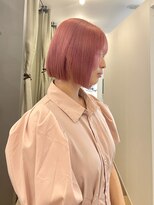 アンス 大阪梅田(ANs.)&nbsp;20代 30代 40代 ボブ ハイトーン ベビーピンク 小顔カット