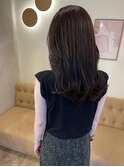 韓国ヘアー顔周りレイヤーベージュ名古屋名駅